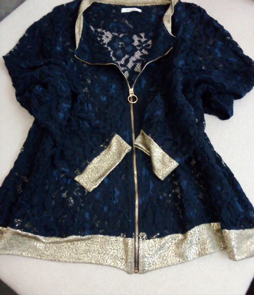 Vintage krajková bundička
