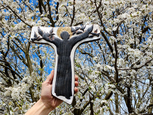 Ten který byl milován ptáčky křížek lípa 30cm