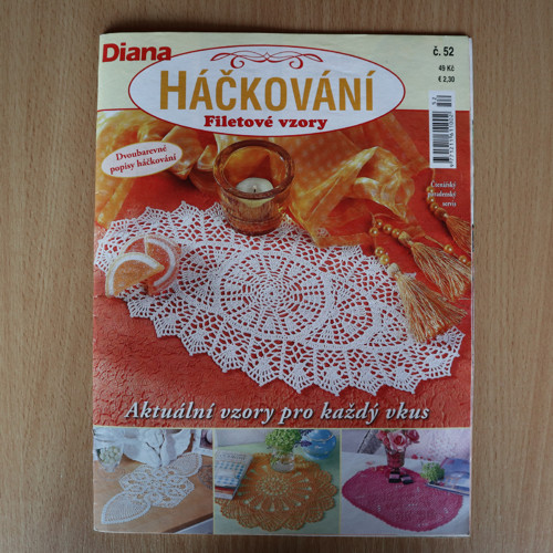 Háčkování - Filetové vzory