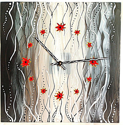 Půlnoční tanec v květech-30x30cm