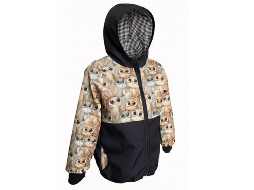 Softshell bunda dětská Zajíčci JARO