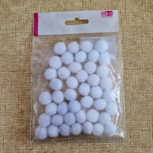 25 ks BAMBULEK 20 mm (bílé)