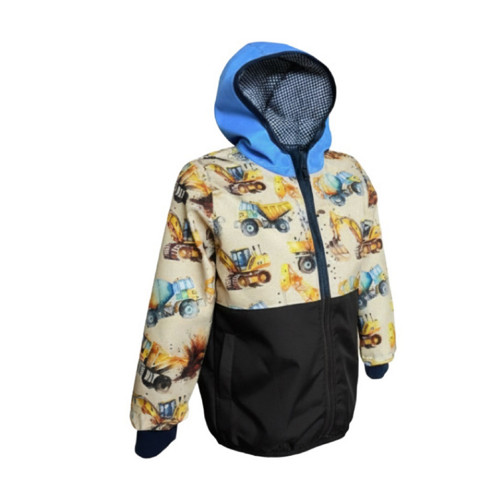 Softshell bunda dětská Bagříky JARO