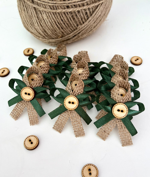 Vývazek Green s knoflíčkem