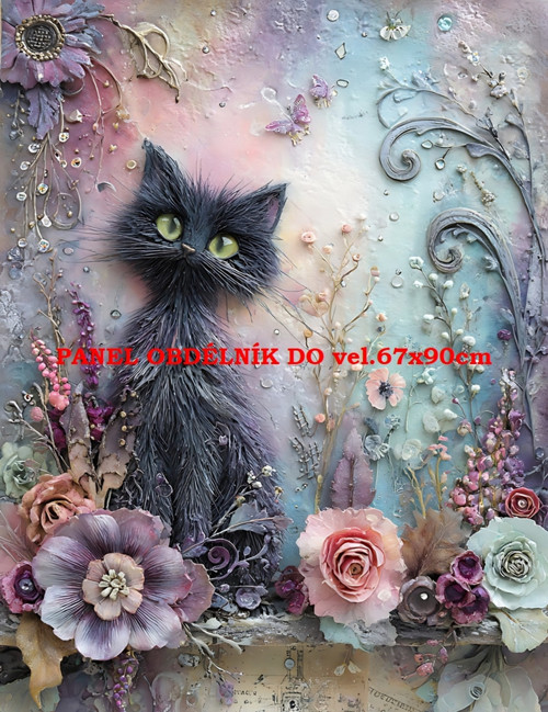 Bavlněný panel 19x25 cm - skladem
