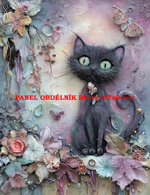 Bavlněný panel 19x25 cm - skladem
