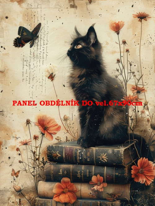Bavlněný panel 18x25 cm - skladem — foto 1