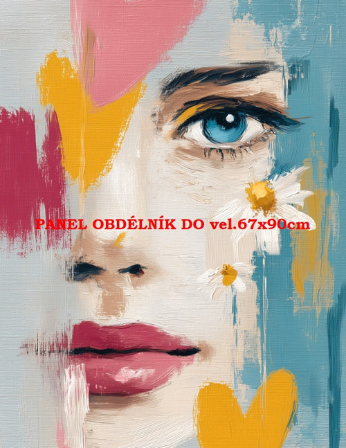 Bavlněný panel 19x25 cm - skladem