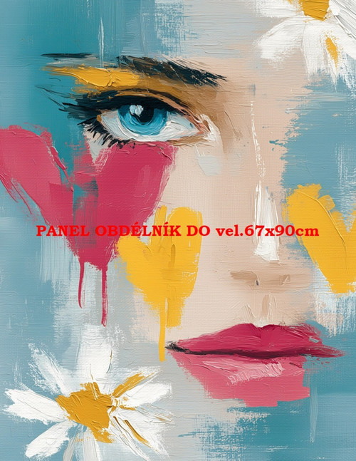Bavlněný panel 19x25 cm - skladem — foto 1