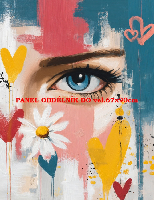 Bavlněný panel 19x25 cm - skladem