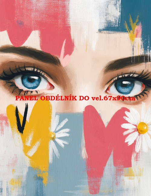 Bavlněný panel 19x25 cm - skladem