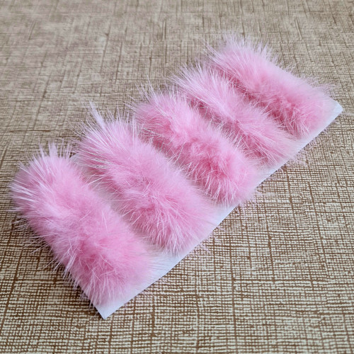 Sada 5 ks KOŽEŠINK. PROUŽKY 70x30 mm (růžové)