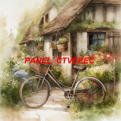Bavlněný panel 10x10 cm - skl​adem