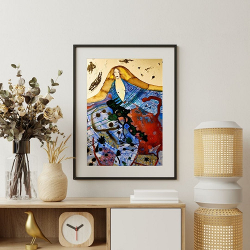Limitovaný umělecký tisk 30×40 Poslední měsíc zimy