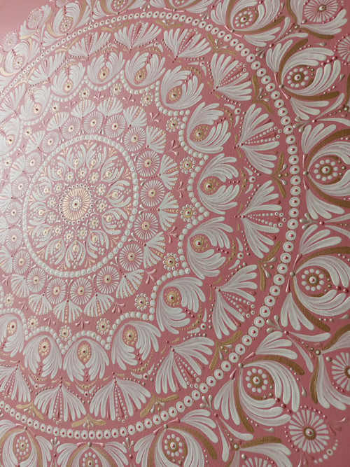 Mandala " Pohlazení duše" - 70 x 70 cm