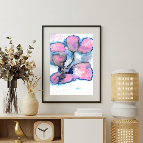 Umělecký tisk 24×30 „Cukrová vata“ | akvarel