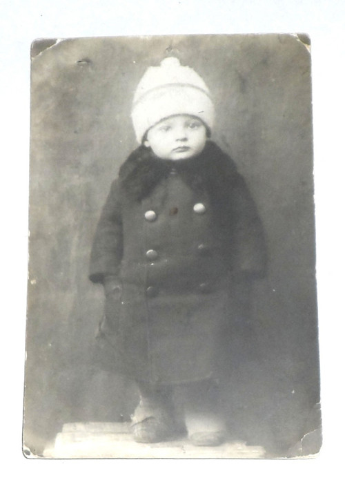 ČB starožitná FOTOGRAFIE, dítě