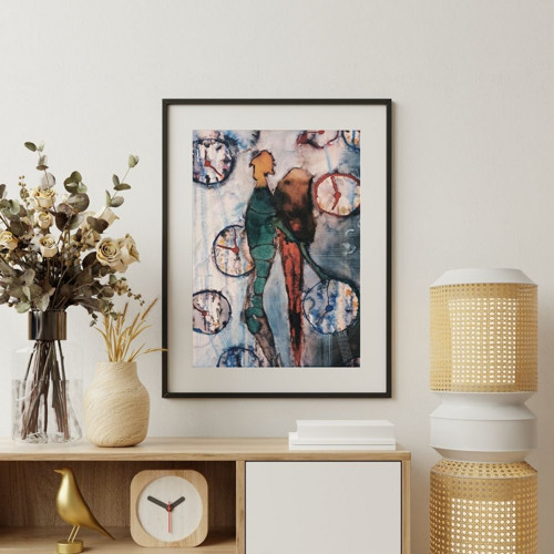 Umělecký tisk 30×40 „Časová smyčka“ | akvarel