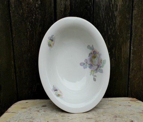 Čas růží...porcelánová miska, Epiag