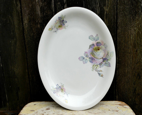 Čas růží...porcelánový tác, Epiag
