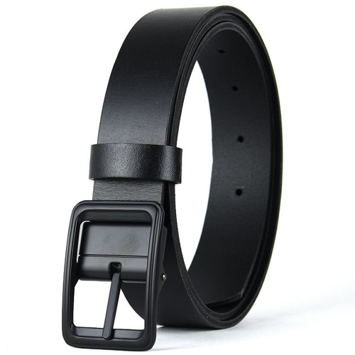 Kožený opasok s dierkami, 3.3cm, BLACKFORGE