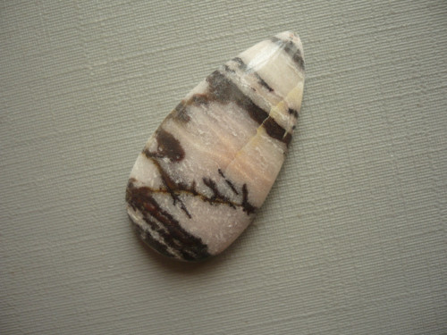 Kabošon - jaspis zebra 34 mm, č.11s