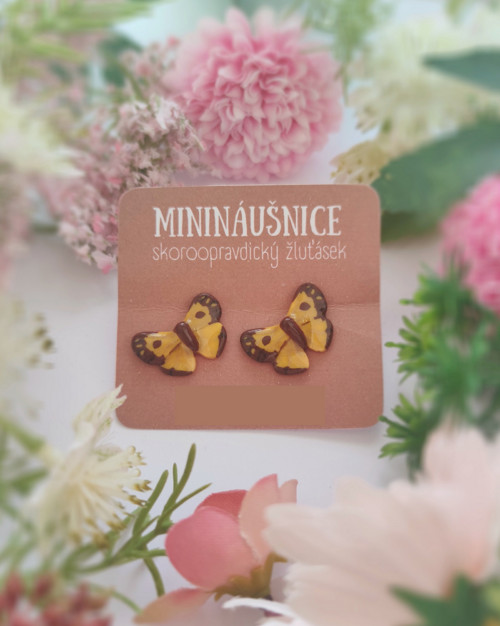 Skoroopravdický žluťásek | minináušnice