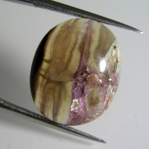 Přírodní Fluorit, 18,48 ct., 19,8x16,1x6,6 mm