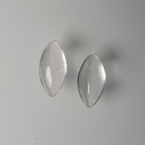 Morganit, pár kabošonů, 0,78ct./Pár, 7,7x3,7 mm