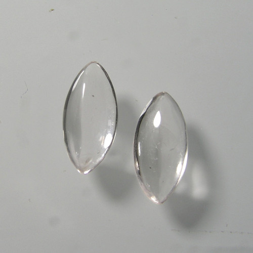 Morganit, pár kabošonů, 1,03 ct./Pár, 8,6x4,2 mm