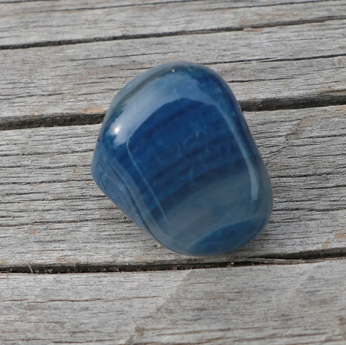 Modrý achát (19 mm) V3722