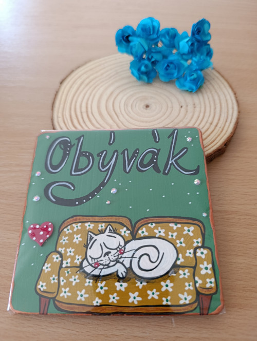Cedulka označení dveří