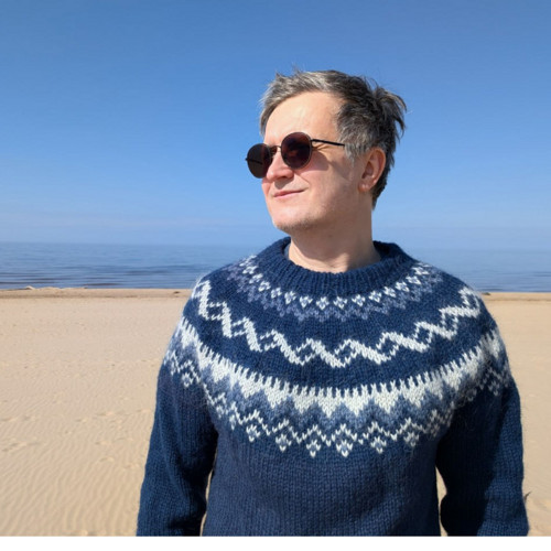 Islandský svetr pro něj