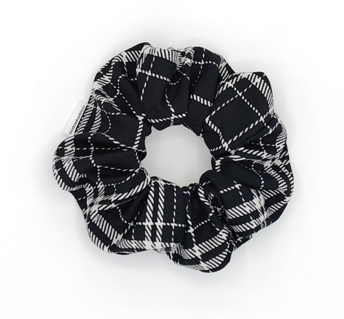 Scrunchie gumička černo bílá XXL — foto 1