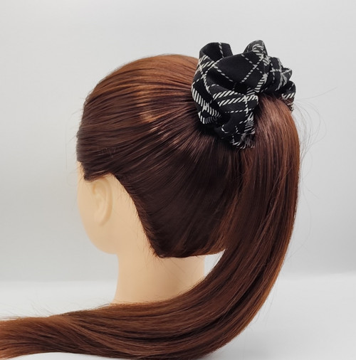 Scrunchie gumička černo bílá L — foto 1