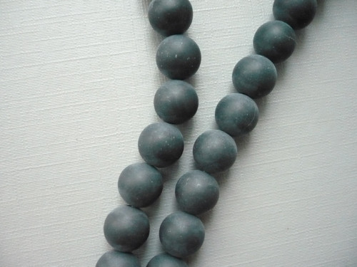 Onyx matný - vrtaný korálek 1 cm