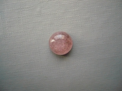 Kabošon - jahodový křemen 9 mm, č.12Af