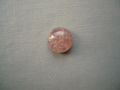 Kabošon - jahodový křemen 9 mm, č.35Af