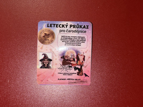 Letecký průkaz pro čarodějnice č.7