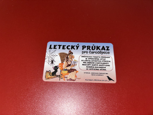 Letecký průkaz pro čarodějnice č.8
