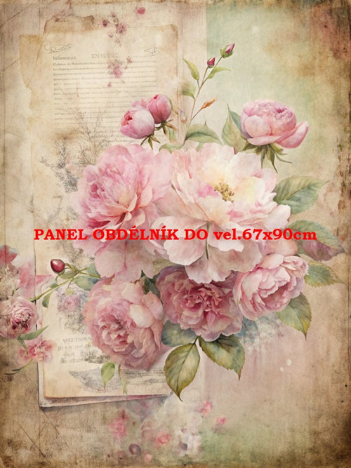 Bavlněný panel 7x10 cm