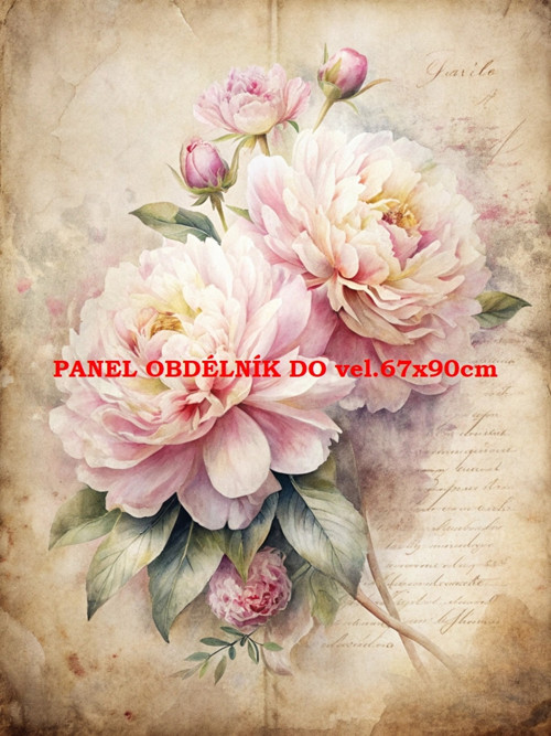Bavlněný panel 7x10 cm