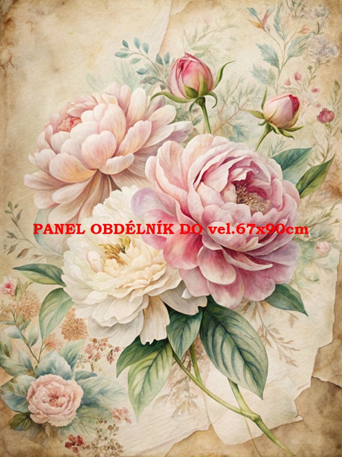 Bavlněný panel 7x10 cm