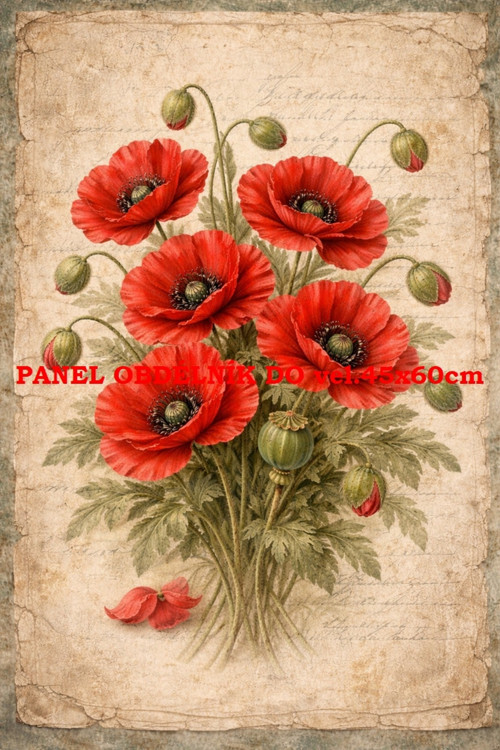 Bavlněný panel 7x10 cm