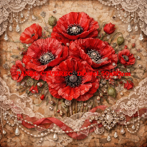 Bavlněný panel - varianty velikostí / 10 x 10cm