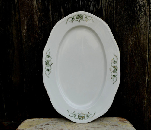 Čtyřlístky...secesní porcelánový tác