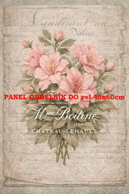 Bavlněný panel 7x10 cm