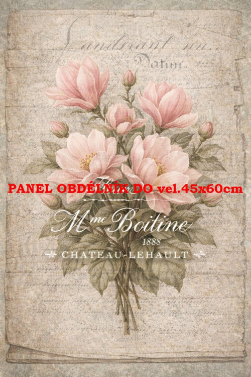 Bavlněný panel 7x10 cm