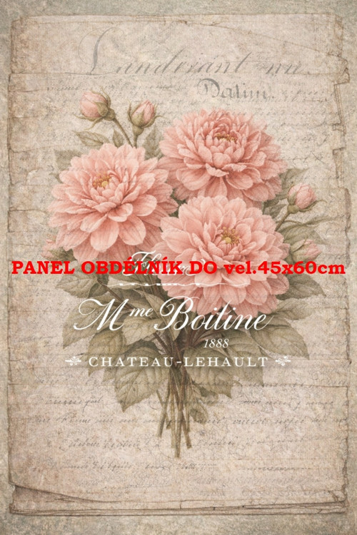 Bavlněný panel 7x10 cm