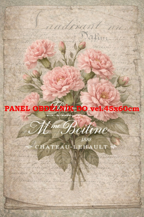 Bavlněný panel 7x10 cm